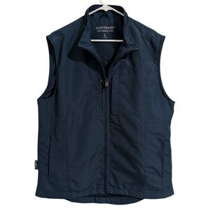 ScotteVest Men's L Navy Blue RFID Travel Utility Vest